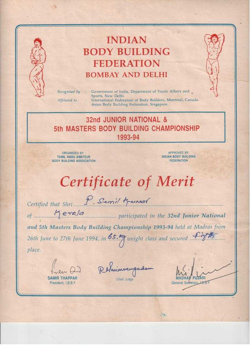 Jr. Mr. Kannur 1993/1994